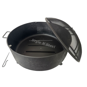 Luxuries <b>fire</b> <b>pit</b> indoor Iron <b>Fire</b> <b>Pit</b> with Heat Resistant Paint Freestanding Design Coal/Wood Burning Outdoor Heater - Product Image 1