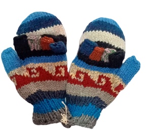 Guantes de mano de lana nepalí para mujer, fabricante en India, guantes personalizados, antibacterianos de invierno, antideslizantes, transpirables para mujer - Product Image 4