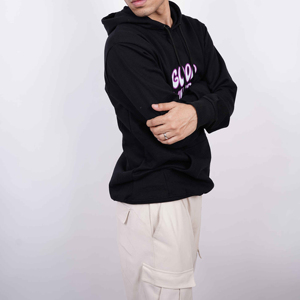 บริการพิมพ์ดิจิทัลแบบ OEM เสื้อฮู้ดดี้ฤดูหนาวแบบสั่งทำพิเศษ ดีไซน์เนอร์ออกแบบเอง แผงสีตัดต่อ ฮู้ดปรับได้ ผ้าฝ้ายฟลีซ 100% ระบายอากาศได้ดี - Product Image 5