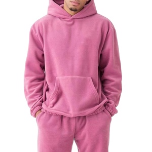 Survêtements à capuche épais pour hommes, coupe-vent d'hiver personnalisables, vente en gros, personnalisation de couleur unie vierge - Product Image 1