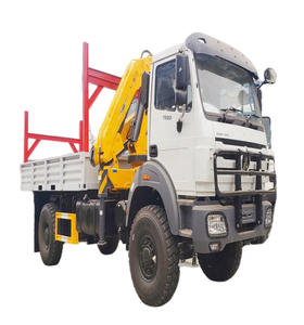 Grue montée sur camion Beiben CLW 10 tonnes 4x2, flèche 6 tonnes à 5 sections, moteur Weichai, Huade, hauteur de levage 25m, moment de charge élevé - Product Image 1