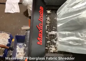 Multi Shredder Machine Double Shaft 500 kg/hr Semi-Automatic Electric Plastic Recycling Plastic Crushing Machines - Product Image 3