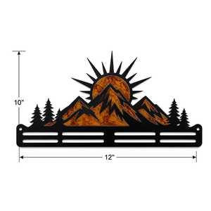 Decoración de Pared Rectangular con Diseño de Águila Dorada y Negra con Alas Extendidas para Cumpleaños y Aniversarios - Product Image 6