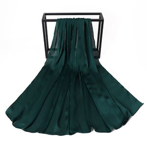 SIDDIQUI HOSINEX Hiyab Largo de Algodón y Chifón para Mujer, Estilo Tradicional Musulmán, Diseño Sólido, Resistente al Viento y Transpirable, para Otoño - Product Image 4