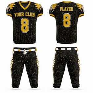 Uniforme de Fútbol Americano en Oferta, Nuevo Estilo Único, 100% Poliéster, Precio al por Mayor, Último Diseño - Product Image 1