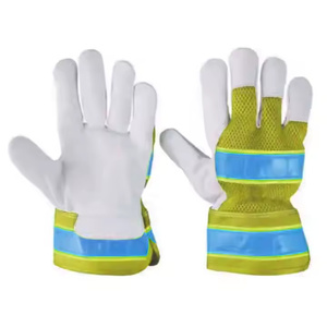 Gants de sécurité en cuir industriels, logo personnalisé, OEM, ODM, cuir de vachette de qualité supérieure, gants de travail robustes, fabricant d'usine - Product Image 1