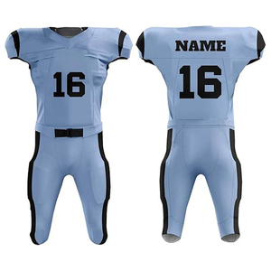 Premium American Football Sports Uniform Custom Team Jersey Matching Short Pants Quick Dry Comfortable Fabric Summer School Club - Product Image 3