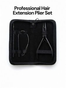 Kit Profesional de Alicates para Extensiones de Cabello Obexa de Acero Inoxidable de Grado Quirúrgico, Juego de Herramientas para Micro Anillos con Estuche para Uso Comercial - Product Image 4
