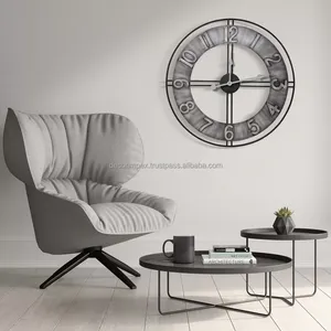 Horloges murales en métal décoratives rustiques en vente chaude pour la ferme et les paramètres traditionnels du grossiste indien au meilleur prix - Product Image 6