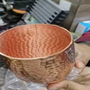 Quick Dispatch Copper Glass Tumbler Supplier Ayurvedic Drinking Water Cup Bulk Export Metal <b>Drinkware</b> - Product Image 1