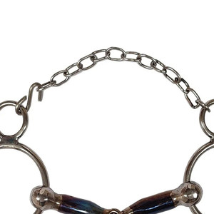 Mors de cheval en acier inoxydable pour l'équitation, mors de levage toutes races, anneau de salive, finition boule, super léger, conception durable - Product Image 6