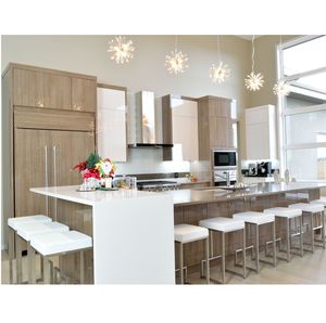 Ensemble de comptoirs et armoires de rangement modulaires modernes CANA pour cuisine d'appartement – Vente en gros d'armoires de cuisine - Product Image 2
