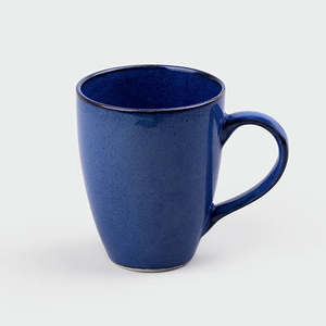 Juego de 6 Tazas de Cerámica Esmaltada Midnight Sea, Gran Capacidad de 200 ml, Aptas para Microondas, con Boquilla - Product Image 4