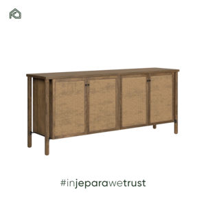 Mueble de Cocina de Diseño Contemporáneo de Madera de Teca con Cuerda para Sala de Estar y Dormitorio, Venta al por Mayor de Fábrica - Product Image 2