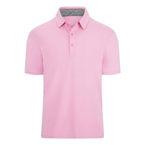 Chemise de golf pour homme à manches courtes, respirante, légère, anti-transpiration, imprimée, col classique, t-shirt décontracté - Product Image 1