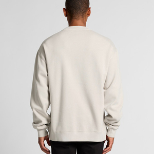 Sweat-shirt surdimensionné personnalisé avec logo brodé, nouveau design léger, fabrication OEM, pour hommes - Product Image 3