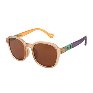 2025 Fashion Boys Girls Round <b>Sunglasses</b> UV400 Color Frame Polarized Kids <b>Sunglasses</b> - Product Image 4