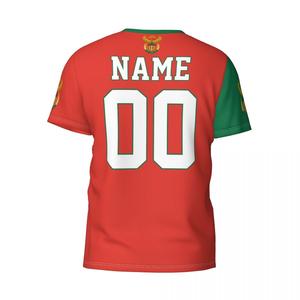 Camiseta de Fútbol Personalizada del Equipo Alemán Unisex 2025, Cuello Redondo, UPF 50, Transpirable, de Secado Rápido, Manga Corta, 100% Poliéster, Diseño de Bandera - Product Image 3