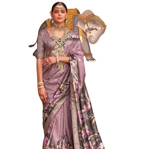 คุณภาพสูงล่าสุด v.p. เสื้อผ้าผ้าไหมอินเดียและปากีสถานพิมพ์ลายคุณภาพสูงเป็นพิเศษและตกแต่งด้วยทองคำอัลติโม - Product Image 1