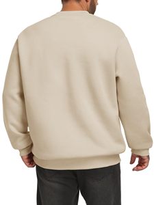 Sweat-shirt pour homme en coton 100% respirant, anti-rétrécissement, col rond, molletonné, décontracté, confortable, prix bas, nouvelle arrivée - Product Image 2
