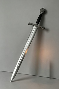 Épée Arthurienne d'Halloween en Métal Magnifique pour Cosplay, Thème Chevalier Royal Médiéval, Accessoire Unisexe - Product Image 4