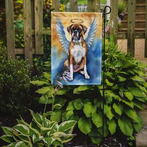 Multicolor Boxer My Angel Garden Flag Buzón Decorativo Patio Banner para Patio Obra de arte para macizos de flores y tamaños de césped - Product Image 2