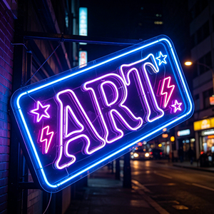 LED <b>Crystal</b> Neon Lights Remote-Controlled 3D Advertising Signs IP67 Rated Double-Layer <b>Coating</b> for Commercial Spaces Birthday - Product Image 3