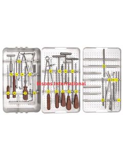 BISONS Kit d'instruments chirurgicaux pour la fusion vertébrale, système de plaques thoraciques et lombaires antérieures en acier inoxydable, vente en gros - Product Image 2