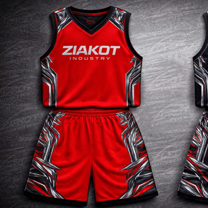 USA Basketball Reversible Uniform Set Custom logo Jersey Shorts Double Sided Mesh Team Wear 2026 Trend Ziakot industry Polyester - Product Image 1