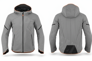 Veste softshell légère, imperméable, coupe-vent, thermique, respirante, à fermeture éclair, style unique, pour motard, idéale pour la conduite en extérieur. - Product Image 3
