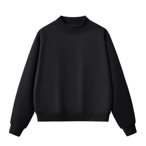 Sudadera con Cuello Alto, Estilo Oversize, para Hombre, de Algodón y Felpa, Estilo Urbano Minimalista, para el Mercado Europeo, con Impresión de Logotipo 3D, Venta al Por Mayor - Product Image 5