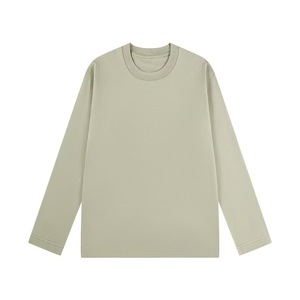 เสื้อยืดแขนยาวผู้ชายแบบพื้นฐาน 310 ตัว ผลิตจากผ้าฝ้าย 100% น้ำหนัก 230GSM ทรงลำลองพอดีตัว พิมพ์ลายดิจิทัล มีให้เลือก 15 สีพื้น ผลิตแบบ ODM ทอผ้า - Product Image 4