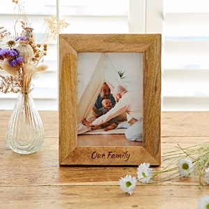 Cadre photo de luxe artisanal en bois massif poli, décoration élégante pour la maison, cadre photo en bois de qualité supérieure - Product Image 1