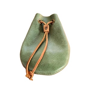 Al-Amir Handmade Personalized Leather Mini <b>Dice</b> Coin <b>Bag</b> Pouch Drawstring Organizer Fantasy Gaming Accessory Promotional Gifts - Product Image 1