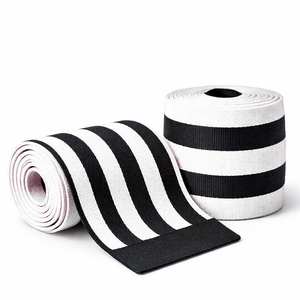 Direct usine Bandes de soutien du coude rayées, élastiques et robustes pour haltérophilie, Fabricant - Product Image 1
