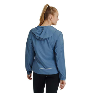 Women Lightweight Woven Memory Fabric Windbreaker <b>Jacket</b> Hooded Zip Breathable Quick Dry Casual Outdoor Fashion Autumn Ladies - Product Image 5