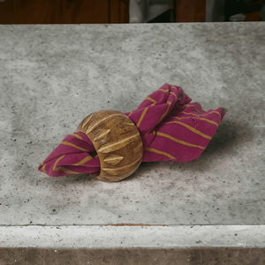 Wholesale <b>Indian</b> Artisan Napkin <b>Ring</b> Holder Festive Natural Color Mango Wood Christmas Wedding Table Decoration Hand-craft Gift - Product Image 2