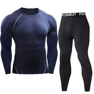 Unisex <b>Compression</b> Set Sportswear Gym Fitness Suits Training Jogging Sport Tights Clothing Rash Guard Running Tracksuit Spandex - Product Image 4