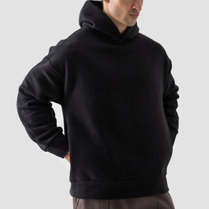 Sudadera con Capucha para Hombre de Doble Capa de Forro Polar, de Alta Calidad, de Secado Rápido, Transpirable, Informal para Invierno, Precios al por Mayor - Product Image 5