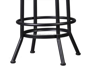<b>Adjustable</b> Industrial Wooden <b>Stool</b> Vintage Height <b>Adjustable</b> <b>Bar</b> <b>Stool</b> Round Wooden Seat Metal <b>Stool</b> Industrial Screw Lift <b>Stool</b> - Product Image 4
