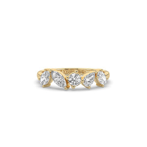 Anillo de Lujo para Mujer Luxeshine con Diamante Ovalado Brillante de 0.95 Quilates Cultivado en Laboratorio, Color E, Oro Sólido de 14K, Certificado IGI - Product Image 1