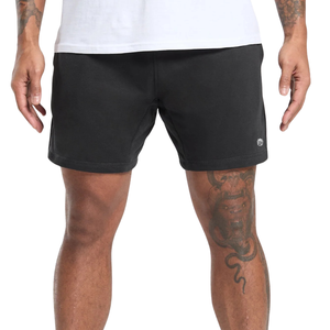 Pantalones Cortos Deportivos para Hombre, Corte Ajustado, 7 Pulgadas, Ligeros, para Entrenamiento, Running y Fitness, Color Negro - Product Image 1