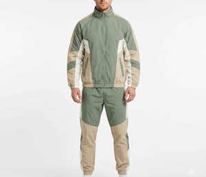 Conjunto Deportivo de Nailon Impermeable y Cortavientos para Hombre, Transpirable, de Secado Rápido, Diseño 2 en 1, Ligero, Estilo Vintage para Invierno - Product Image 5