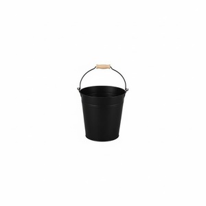 Seau en cuivre avec poignée en bois, jardinière rustique pour fleurs et plantes vertes, durable pour l'extérieur, seaux vintage - Product Image 2
