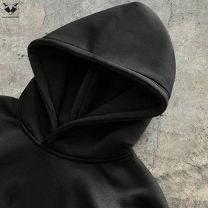 Sudadera con Capucha para Hombre, Tejida, Casual, Corte Regular, Manga Larga, Color Sólido, Otoño, Personalizable con Impresión y Bordado, Cómoda para Uso Diario - Product Image 5
