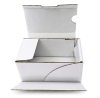 Boîte rigide pliable en carton ondulé recyclable pour vêtements en fourrure et chaussettes, avec logo de marque personnalisé, gaufrage rose, revêtement UV et pelliculage mat