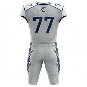 High-Performance Heavyweight American Football Jerseys and <b>Pants</b> Custom Stitched Team Uniforms with Integrated <b>Padding</b> - Product Image 2