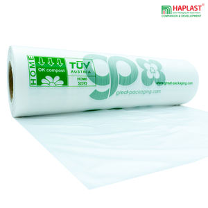 T-shirt PLA écologique sacs compostables emballage en plastique biodégradable avec gravure pour plus de commodité - Product Image 2