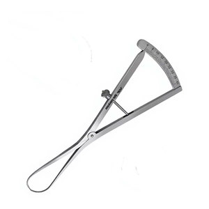 Calibre rond de 6 pouces pour cartographie des ridules, instrument dentaire, échelle de mesure 0-40 mm, jauge de précision en acier inoxydable pour os et implant - Product Image 4