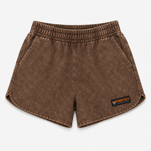 Shorts de Mujer de Cintura Alta con Botones, Lavado Ácido, Transpirables, Ecológicos, 100% Algodón, para Exteriores, Sexys - Product Image 1